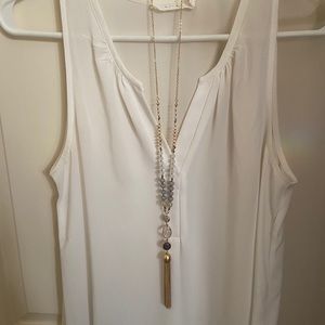 Loft Stone Tassel Necklace
